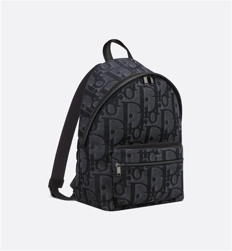 christian dior mochila|Mochila Rider Dior Oblique en jacquard negro .